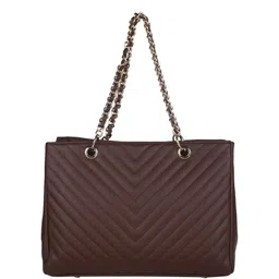 MINI WESST PU Structured Handheld Bag with Quilted image 4