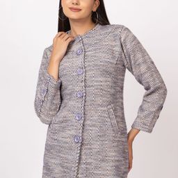 TWENTY ME Women Self Design Overcoat-image-14