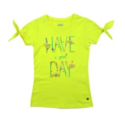 Gini & Jony Kids Yellow Printed Top-image-59