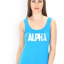 Friskers Turquoise Graphic Print Camisole-picture-48
