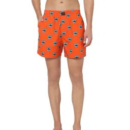 Jack & Jones Orange Printed Boxers-image-48