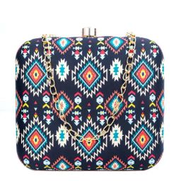 NR by Nidhi Rathi Black Fabric Clutch-image-11