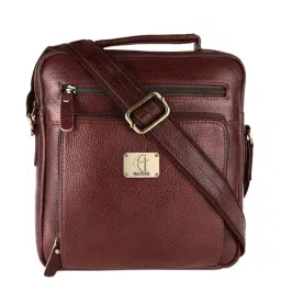 HiLEDER Brown Solid Medium Cross Body Bag-image-31