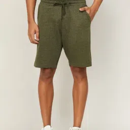 Fame Forever by Lifestyle Olive Cotton Regular Fit Shorts-picture-28