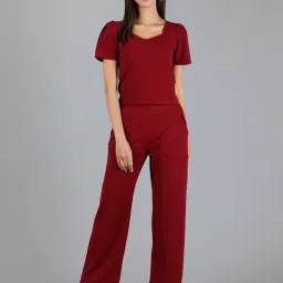 NEUDIS Maroon Top With Trousers-image-27
