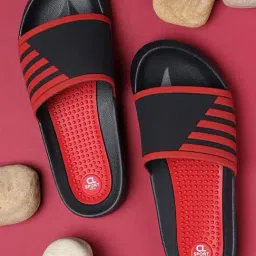 Carlton London Men's Red Slides-image-37