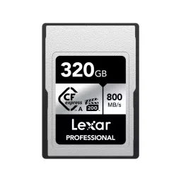 Lexar Professional CFexpress Type A Memory Card 320 GB Upto 800 Mbps & Read 700 Mbps Write Speed, SILVER-14