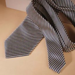 Allen Solly Grey Embroidered Tie-image-75