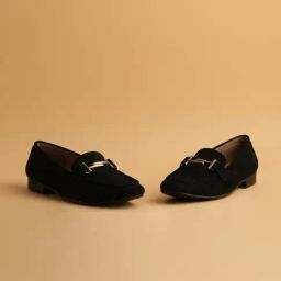 Eridani Women's Dan Black Loafers-image-39