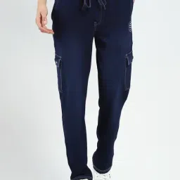 Monte Carlo Blue Regular Fit Trackpants-image-67