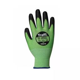 Traffi Cut Resistant Work Gloves Polyurethane Coating Green Size 10, TG5210-10 (1 Pair)-image-23