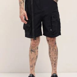 The Bear House Black Regular Fit Solid Shorts-41