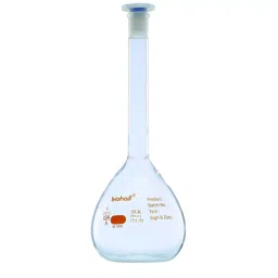 Biohall 1000 ml Class A Volumetric Flask with Individual Certificate for Pharma, BLS.PH.10 (Pack of 2)-image-25