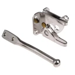 RS PRO Stainless Steel,Lockable, Lock not included Gate Latch, 48 x 37 x 56mm Model No 4349624-19