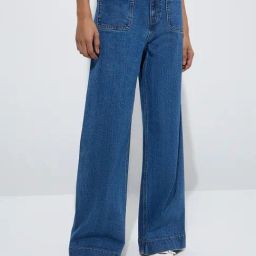 LOV by Westside Dark Blue Relaxed-Fit Mid-Rise Jeans-image-45
