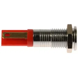 RS PRO Red Panel Mount Indicator 2V DC, Mounting Hole Size 8 mm, Termination Type Solder Tab, Model No 203818 image 3
