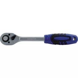 Senator 12.7 mm (1/2 Inch) Square Drive 72T Ratchet Handle - Rubber Grip SEN5826410K-9