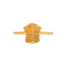 C. Krishniah Chetty Group 22k Divine Ganesha Blessings Gold Ring for Women-picture-30