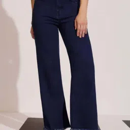 Dolce Crudo Blue Flared Fit Jeans-picture-49