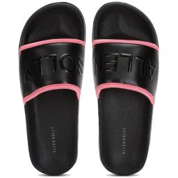 Allen Solly Women's Black Slides-picture-0