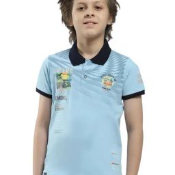 Monte Carlo Boys Blue Printed T-Shirt-image-52