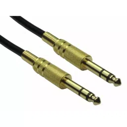 RS PRO Male 6.35 mm Stereo Jack to Male 6.35 mm Stereo Jack Aux Cable Black 5 m, 1924456-image-30