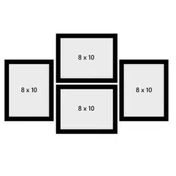 eCraftIndia Memory Wall Collage Photo Frame - Set of 4 Photo Frames for 4 Photos of 8'x10' image 4
