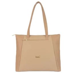 Enoki by Baggit Koseki N Beige Solid Medium Tote Handbag-image-72