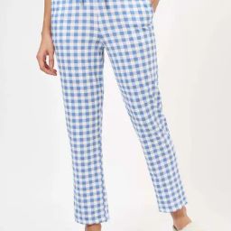 Dreamz by Pantaloons Blue Cotton Chequered Pyjama-picture-19