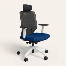 Godrej Interio Greta Blue Fabric Office Executive Chair-33