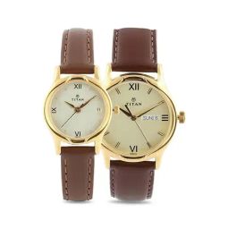 Titan NH15802490YL05 Analog Couple Watch-picture-16