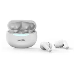 Wobble Beans A77 In Ear BT ENC Earbuds with Playback Upto 30hrs & IP55 Rated (White, True Wireless)-47