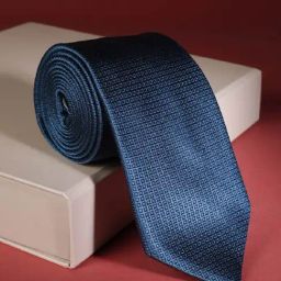 Van Heusen Blue Embroidered Tie-22