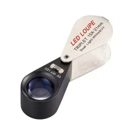 AS ONE Feeding loupe MG series with LED light 55 g Glass, MG7802-10-14