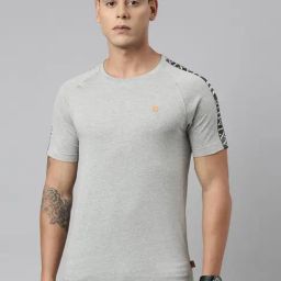 Dixcy Scott Maximus Grey Cotton Regular Fit T-Shirt-image-40