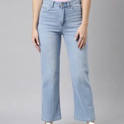 showoffff SHOWOFF Blue Straight Fit Mid Rise Jeans-picture-18