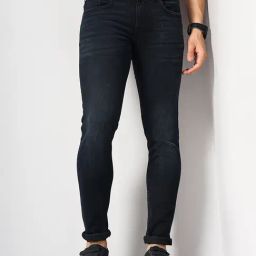 celio celio* Navy Skinny Fit Lightly Washed Jeans-picture-3