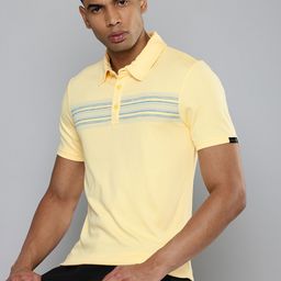 Skechers Comfort Fit Polo Collar Striped Casual T-shirt-image-18