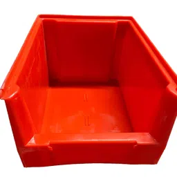 S.R.Industries Bin 45 Plastic 350x200x200 mm Red Storage Bin-30