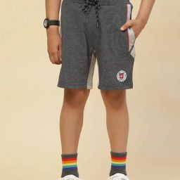 Monte Carlo Boys Navy Textured Bermudas-image-7