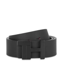 TOMMY HILFIGER Black & Wine Brio Leather Reversible Belt-image-46