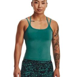 UNDER ARMOUR Green Slim Fit Sports Tank Top-image-24