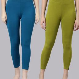 TWIN BIRDS Women Pack Of 2 High Ankle Leggings-image-71