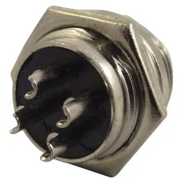 MULTICOMP PRO Circular Industrial Connectors PLUG, MULTIPOLE, PANEL, 4WAY, PSG01593-74