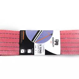 POWERLIFT 5000 Kg (5 Ton) x 6 Mtr Polyester Red Flat Webbing Sling-image-40