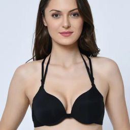Da Intimo Black Front Open Bra-image-1