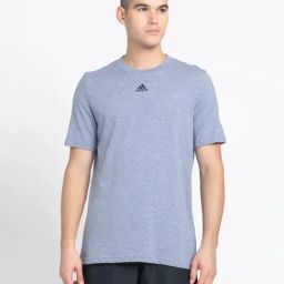 adidas Blue Regular Fit Sports T-Shirt-image-83