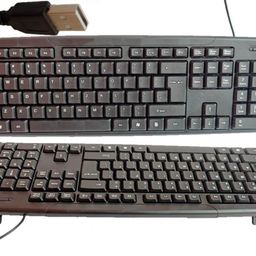 anjo 5 in 1 Combo of Wired Keyboard, Wired Mouse, Anti-Skid Mouse Pad, Type-A 4 Ports USB Hub with Switch & OTG C to A Type image 2