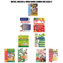 Scholars Hub Maths, English & Hindi Workbook combo for Class 3 (Set of 9 Books) - English & Hindi-4