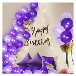 Bubble Trouble Purple Balloons for Birthday Decoration 26Pcs Canopy Tent For Decoration Purple Birthday Decoration Items-13